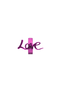 pink love charm