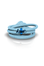 Load image into Gallery viewer, sky leather blue charm