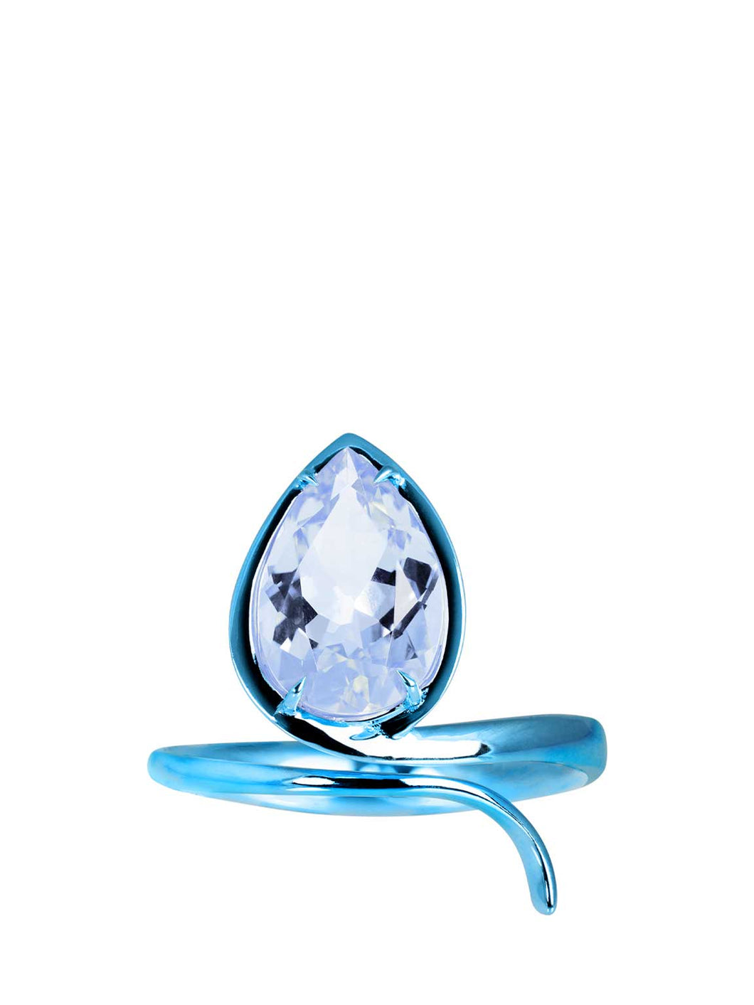 Snake London Blue Topaz Ring