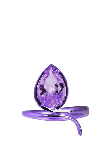 Snake Amethyst Ring