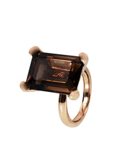 Load image into Gallery viewer, The Simple Ring with Smoky Quartz