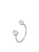 Load image into Gallery viewer, Simple Wire Ring with Diamonds